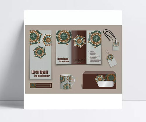 素雅六邊形花朵企業(yè)VI模板 賦能Baby Go軟件開發(fā)品牌形象的全方位設(shè)計(jì)